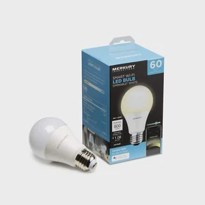 Merkury Innovations Smart WI-FI Led Dimmable White 60W 800 Lumens 6 Bulbs NIB - Picture 1 of 5