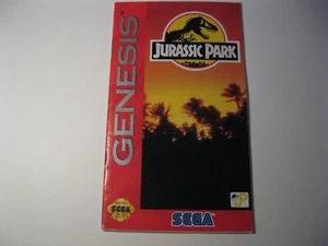 Jurassic Park Sega Genesis solo manuale istruzioni - Foto 1 di 2