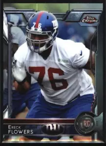 2015 Topps Chrome #136 Ereck Flowers New York Giants Rookie RC - Bild 1 von 2
