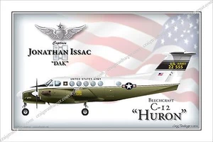 Flugzeug,C12,C-12,HURON,Transport,USA,Armee,Militär,Luftfahrt,Warbird,Patrouille - Bild 1 von 6