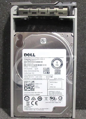 1VE100-136 Dell 1TB 7.2K SATA 6G SFF Server Hard Drive - Image 1 of 2