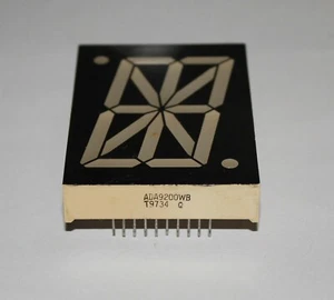 2" Character Height, 16 Segment Alpha Numeric LED, CS-2116, RED, Elevator Floor - Picture 1 of 3