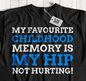 Unisex Funny Hip Surgery T-Shirt Broken Hip Replacement Recovery Gifts - Picture 1 of 8