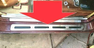 76 to 80 Rolls Royce Silver Shadow door SILL runner stainless chrome molding set - Picture 1 of 3