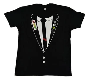 No Doubt Mens Tuxedo Print Summer Tour 2009 Black Shirt New S, L, XL - Picture 1 of 2