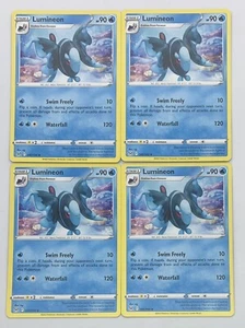 POKEMON TCG LOST ORIGIN Lumineon x4 4x Juego Poco Común #041/196 Paquete ¡Nuevo Casi Nuevo! - Imagen 1 de 1
