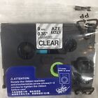 TZ TZe121 Black on Clear Label Tape For Brother P-Touch PT-1000 1010 9mm 8m