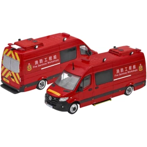 Era Car Modello in scala 1:64 - Mercedes Benz Sprinter HK Fire Services furgone pressofuso - Foto 1 di 1