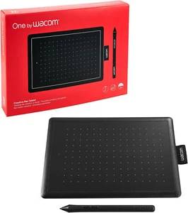 One by Wacom drawing tablet with pen Stylus Battery-free & Pressure-sensitive - Picture 1 of 6
