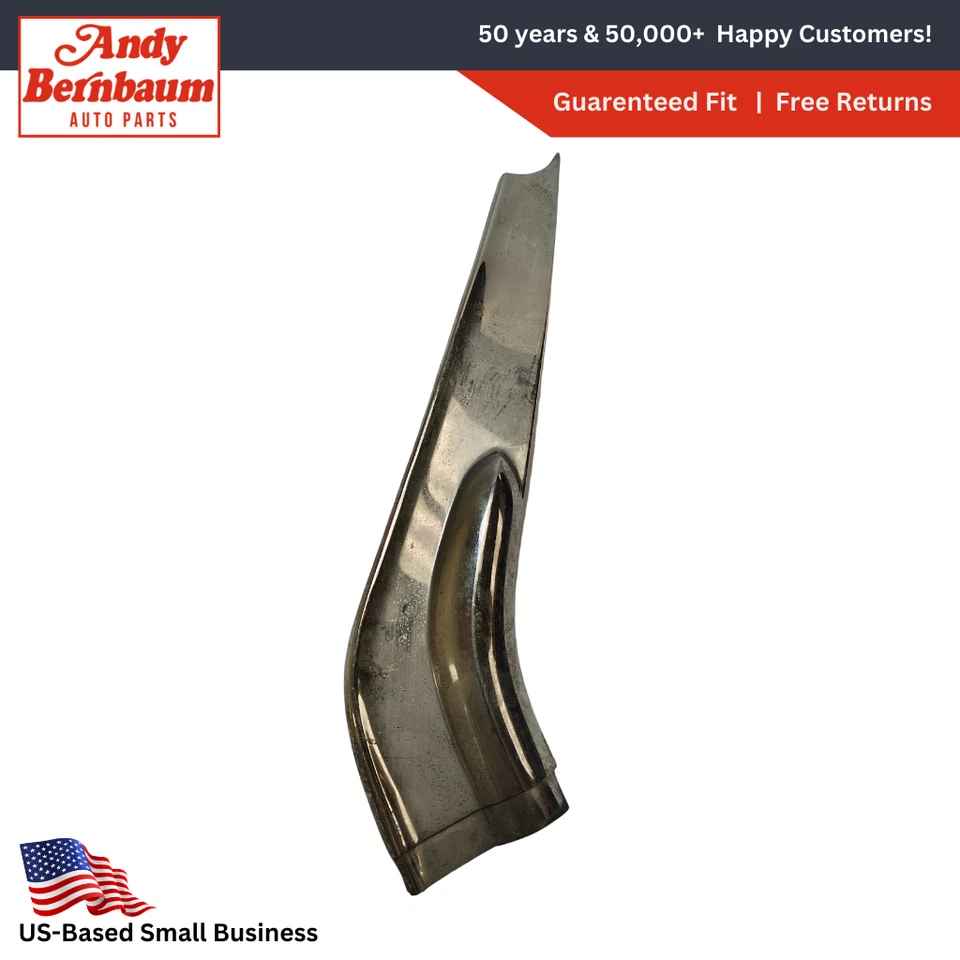 1956 DeSoto Right Passenger Side Quarter Panel Chrome Molding Trim 1621352 NOS. - Image 1 of 4