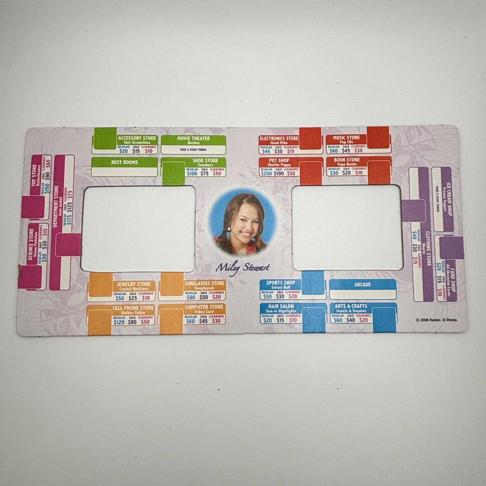 Hannah Montana Mall Madness Miley Stewart Shopping List 2008 Replacement Pieces - Image 1 of 1