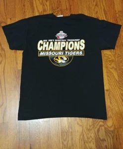 Camiseta Missouri Mizzou Tigers 2012 Big 12 Tournament Champions M 100 % algodón - Imagen 1 de 4