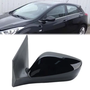 Left Side Electric Door Mirror Heated For Hyundai I30 GD 2012-2017 5-Pin Black - Picture 1 of 15
