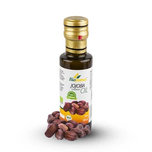 Aceite cosmético orgánico de semilla de jojoba prensado en frío certificado 100 ml Biopurus - Imagen 1 de 2