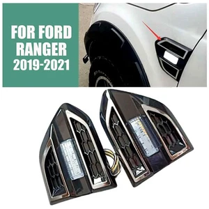 For Ford Ranger 2019-21 Side Air Vent Fender Turn Signal Replace Protect Decor - Picture 1 of 10
