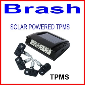 SOLAR POWERED WIRELESS TYRE PRESSURE TPMS 4 INTERNAL SENSORS 4WD 4X4 2YR WARR - Bild 1 von 3
