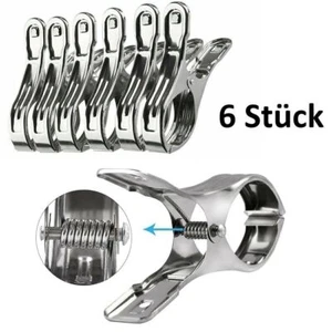 6x Strandtuch Klammern XXL Wäscheklammern Wäsche Badetuch Clips Handtuchklemmen. - Bild 1 von 5