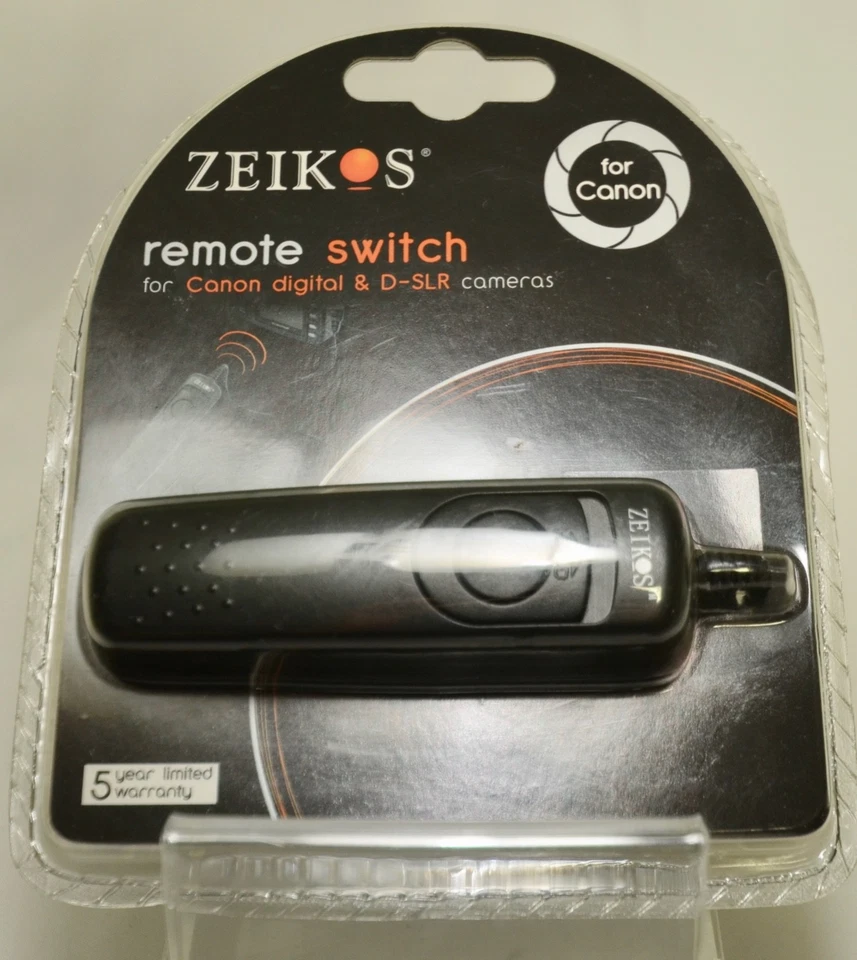NUEVO Interruptor remoto Zeikos para cámaras Canon Digital SLR Pro  Foto 1 de 2