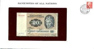 Banknotes of All Nations Denmark 20 Kroner P-49a.3 1972 (1979) UNC A0791C - Picture 1 of 3