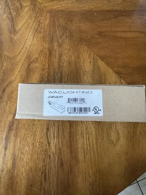 Conector de pista WAC Lighting J2-BXLE-WT Live End BX en blanco Foto 1 de 4