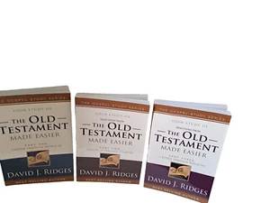 Your Study of the Old Testament Made Easier- David J Ridges- 3 paperback books - Picture 1 of 1