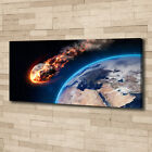 Leinwandbild Kunst-Druck 125x50 Bilder Weltall Fallender Meteor