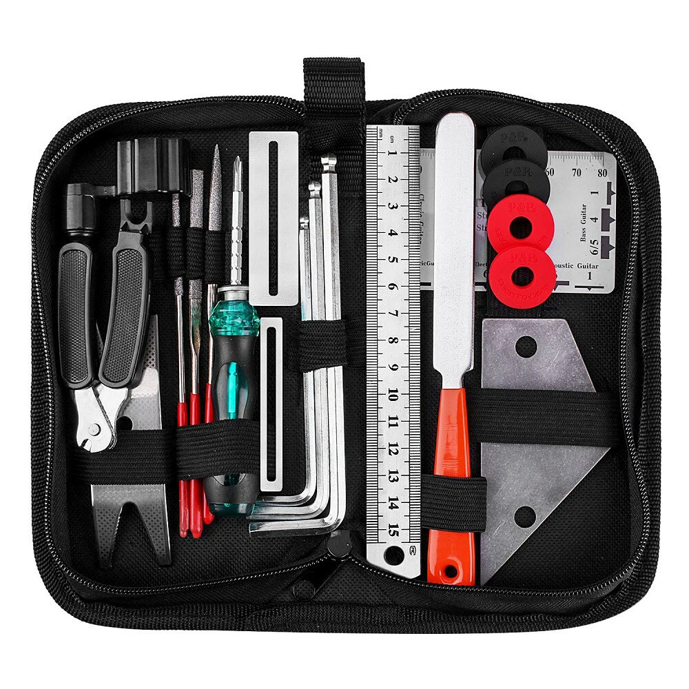 Cuidado De La Guitarra Luthier Guitar Care Kit Reparación Herramientas