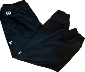 AAPE Now Black Woven Jogger Pants Men's Size XL Embroidered NEW w/ TAGS - Picture 1 of 17