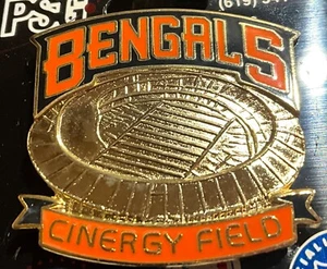 Prendedor de coleccionista Cincinnati Bengals Logo Cinergy Field - Imagen 1 de 1