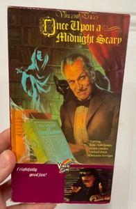 Once Upon a Midnight Scary VHS Horror 1991 Video Gems Vincent Price Mold on Reel - Picture 1 of 5