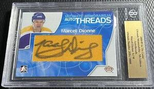 2004-05 Marcel Dionne 6/10 In The Game Auto Threads Ultimate Mem BGS Kings - Picture 1 of 3