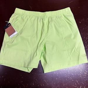 The North Face Mens Sharp Green Elastic Waist Classic V Pull On Shorts Size XL - Picture 1 of 5