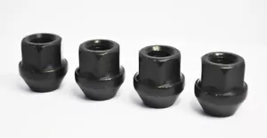 Set Di 4 X M14 X 1.5, Dadi Per Ruote In Lega Esagonali A 19mm (Neri) - Foto 1 di 2