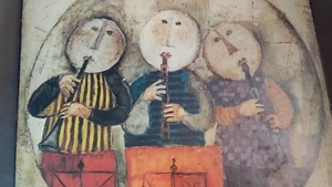 RETRO MID CENTURY set of 6 ORIGINAL Graciela Rodo Boulanger "Little Musicians" - Picture 1 of 21