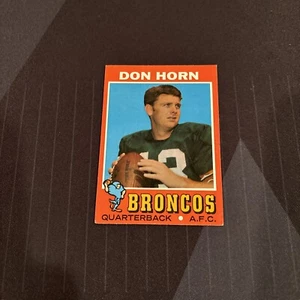 1971 Topps Football Card #59 Don Horn Denver Broncos - Picture 1 of 6
