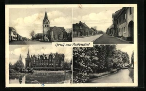 Paffendorf, Ortspartien mit Kirche, Ansichtskarte  - Picture 1 of 2