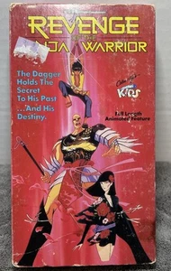 Revenge of the Ninja Warrior Vintage Anime 1985 English Dub VHS Tape Full Film - Picture 1 of 5
