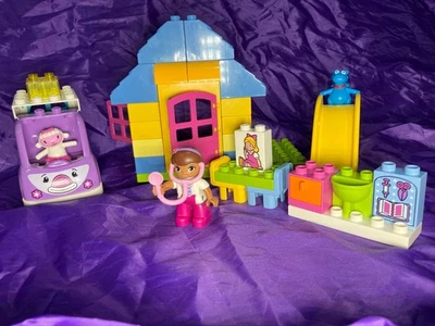 Duplo 10606 Doc McStuffins Backyard Clinic 98% Retired Set w Rosie the Ambulance - Image 1 of 4