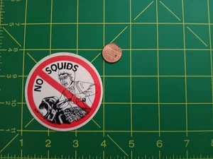 VINTAGE SMALL NO SQUIDS Sticker Aufkleber RACING ORIGINAL OLD STOCK - Bild 1 von 1
