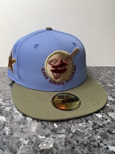 7 1/2 HAT CLUB SAN DIEGO PADRES SWINGING FRIAR NEW FITTED 1978 ALL-STAR PATCH -/ - Picture 1 of 10