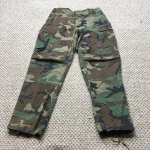 USGI Woodland Camo BDU Pants Mens Medium Regular Military Cargo Trousers 80s Vtg - Picture 1 of 10