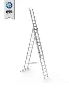 Umwandelleiter 3 Multifunktionsplatten 10M, 3x15 Stufen Aluminium Jahr - Bild 1 von 2