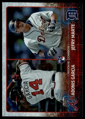 2015 Topps Update #US108 Adonis Garcia / Jefry Marte Rainbow Foil - Image 1 of 2