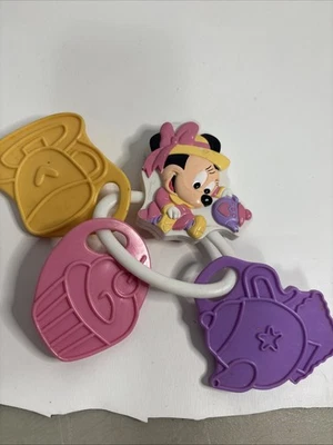 VINTAGE 1997 Disney Babies Evenflo Minny Mouse Mordedores Encantos Foto 1 de 2