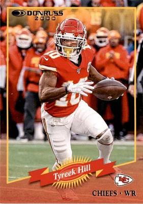 2020 Donruss #R2K-TH Tyreek Hill Retro 2000 Kansas City Chiefs - Image 1 of 2