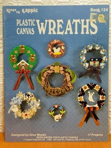 Wreaths Plastic Canvas Patterns All Seasons 7 Mesh Kount on Kappie - Picture 1 of 14