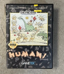 Sega Genesis Video Game - The Humans (1992) Manual Included- not tested - Picture 1 of 2