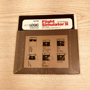 SubLogic Flight Simulator Apple II ii 2 1983 Vintage Floppy Disk - Picture 1 of 3
