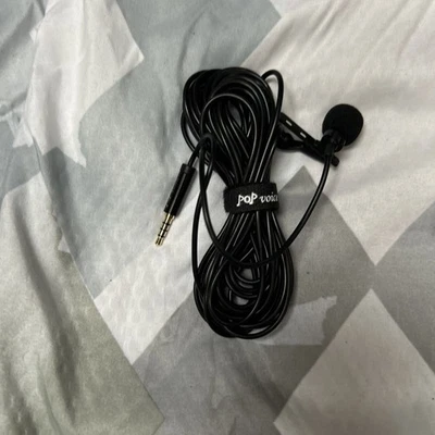 Pop Voice PV550+ 196" Dual-Head Lavalier Microphone Pro Lapel Clip-on Mic - Image 1 of 4