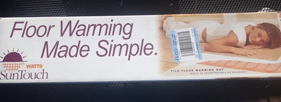 SunTouch Watts Radiant Floor Heating/Warming TapeMat 4' x 30" 120V - Image 1 of 3